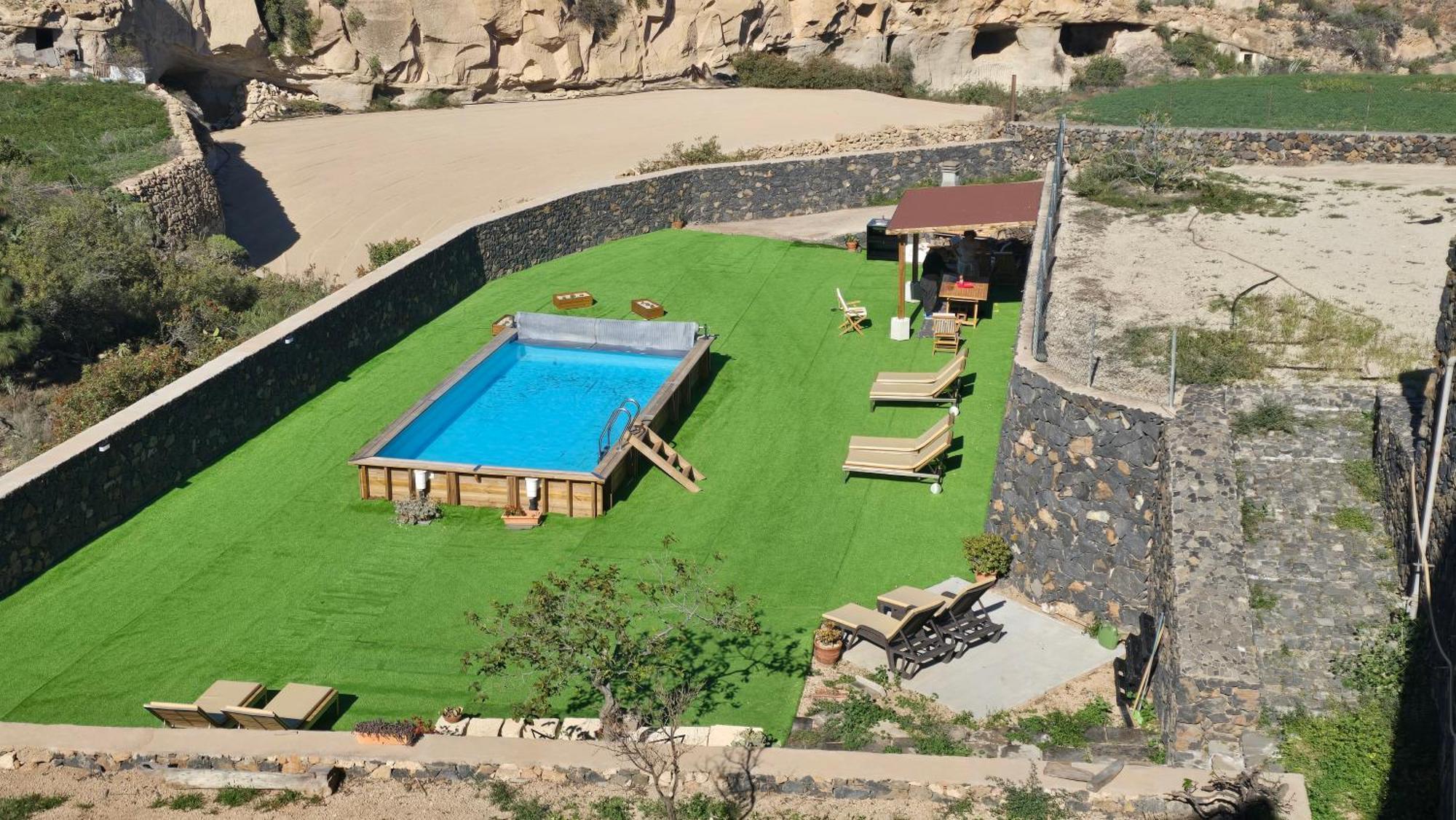 Casa Rural Anton Piche With Pool-Adults Only Granadilla De Abona Luaran gambar